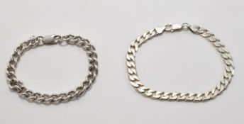 TWO SILVER / 925 BRACELET CHAINS