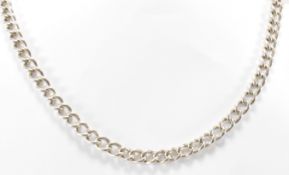 TWO SILVER NECKLACE CHAINS