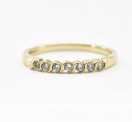 HALLMARKED 9CT GOLD & DIAMOND RING