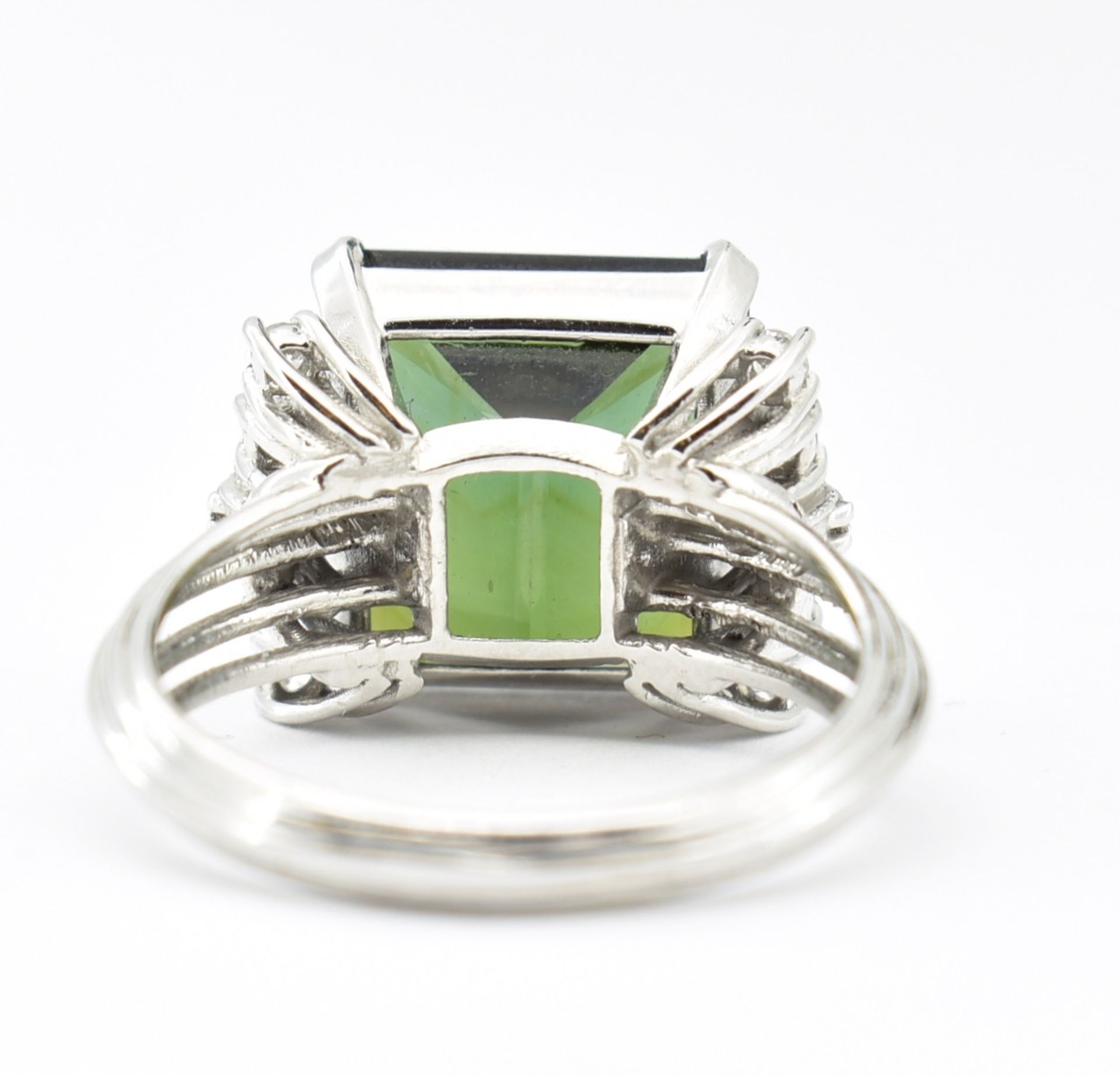 TOURMALINE & DIAMOND RING - Image 4 of 5