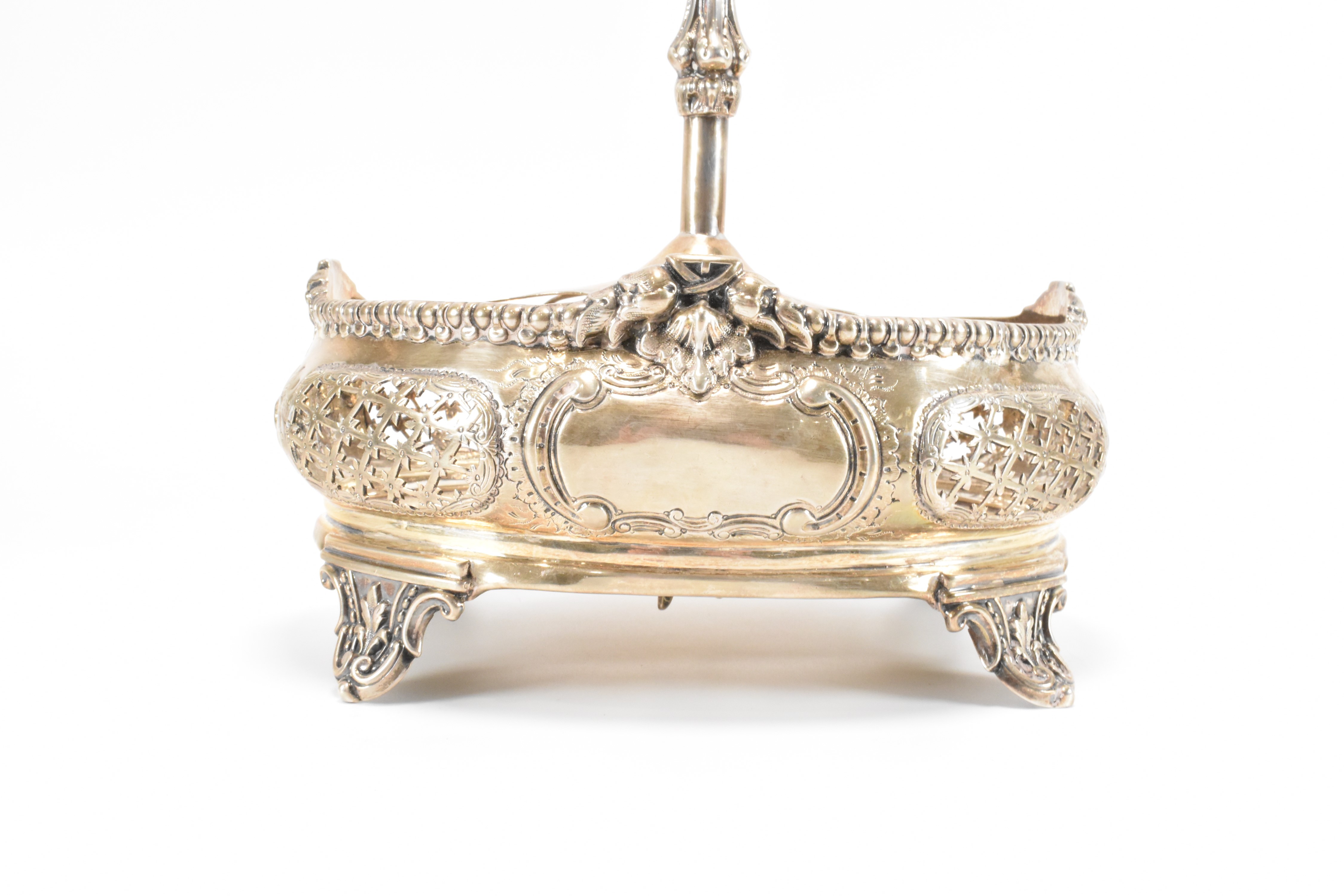 VICTORIAN SILVER HALLMARKED CRUET STAND - Image 3 of 6