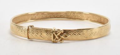 CELTIC KNOT BANGLE BRACELET