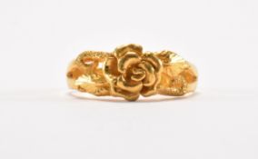 VINTAGE THAI GOLD ROSE RING