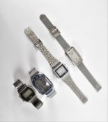 SKAGEN DENMARK WATCH & 3 CASIO WATCHES