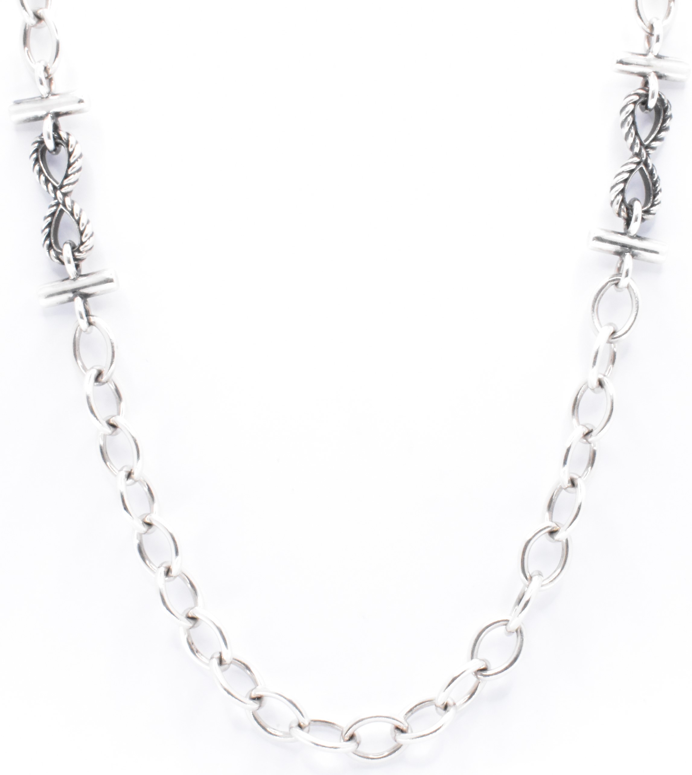 SHAUN LEANE HALLMARKED SILVER NECKLACE CHAIN - Image 3 of 3