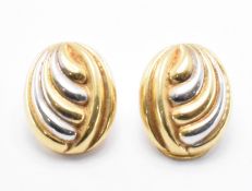 PAIR OF 9CT GOLD HALLMARKED CLIP ON EARRINGS