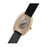 PIAGET 18CT GOLD & DIAMOND WRIST WATCH - 5045