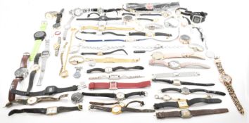 LARGE COLLECTION OF VINTAGE WRIST WATCHES & COCKTAIL WATCHES