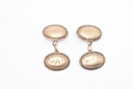 PAIR OF EARLY 20TH CENTURY 9CT GOLD CUFFLINKS