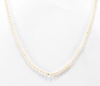 1970S HALLMARKED 9CT GOLD & PEARL NECKLACE