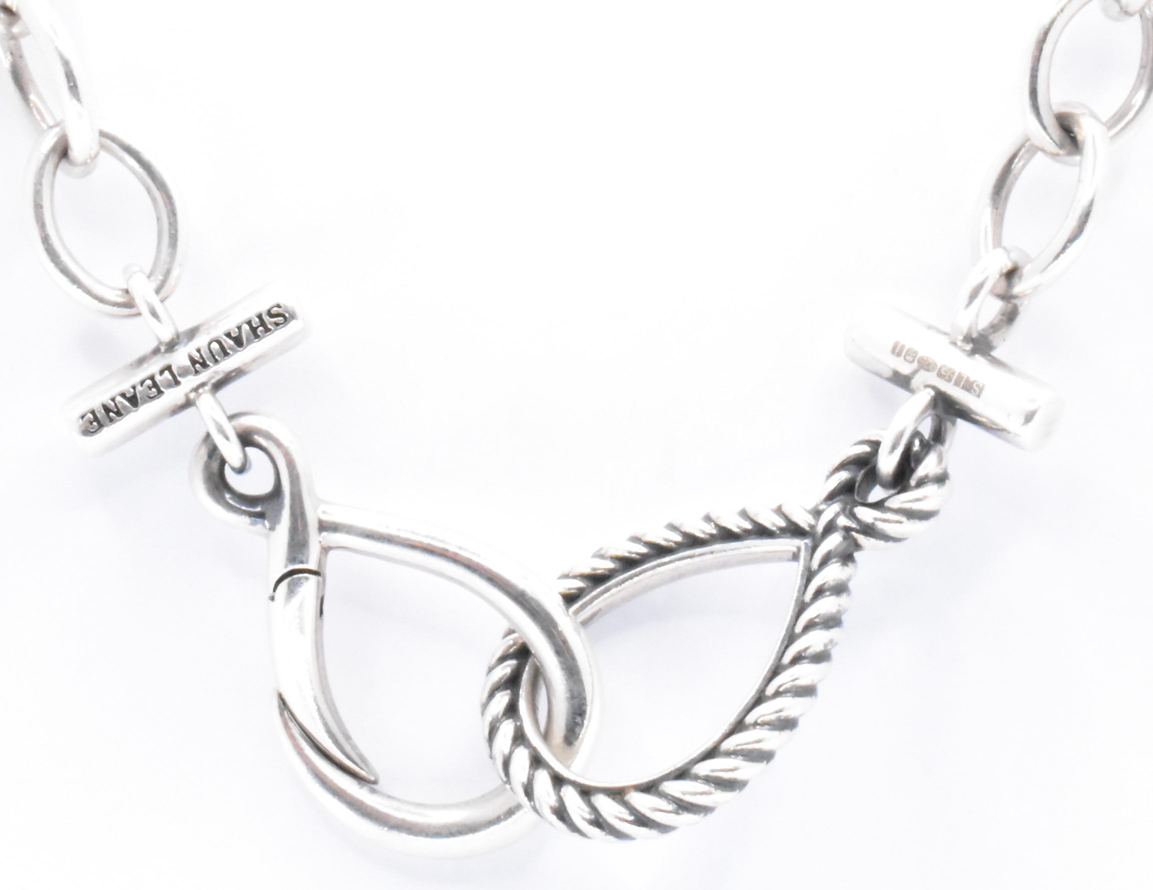 SHAUN LEANE HALLMARKED SILVER NECKLACE CHAIN - Image 2 of 3