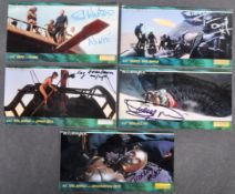 STAR WARS - ROTJ - TOPPS WIDEVISION SIGNED TRADING CARDS