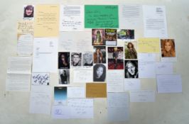 DOCTOR WHO - LARGE COLLECTION OF AUTOGRAPHS