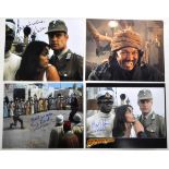 INDIANA JONES - RAIDERS - COLLECTION OF SIGNED 8X10" PHOTOS