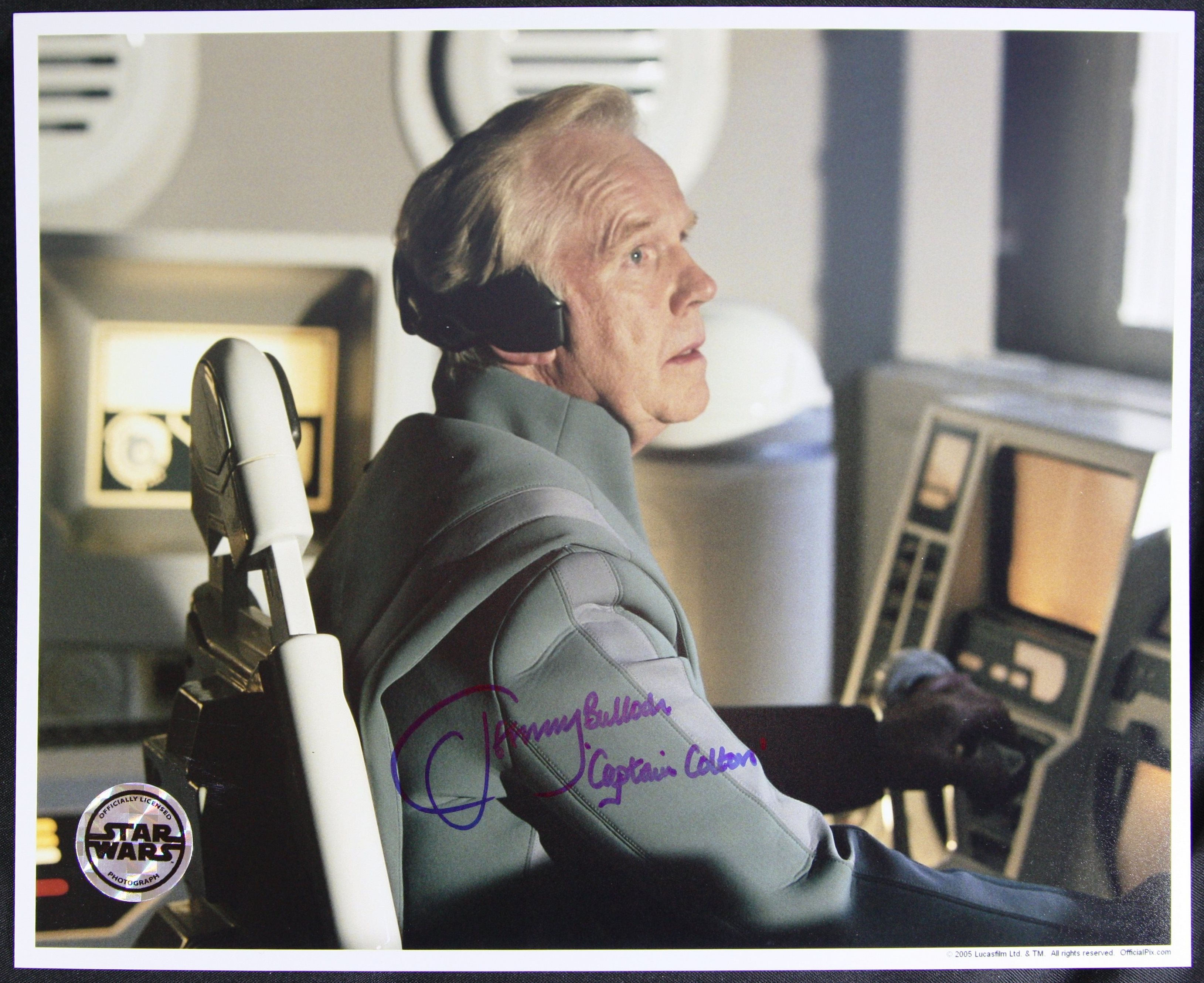 STAR WARS - ROTS - JEREMY BULLOCH (1945-2020) SIGNED OFFICIAL PIX 8X10"