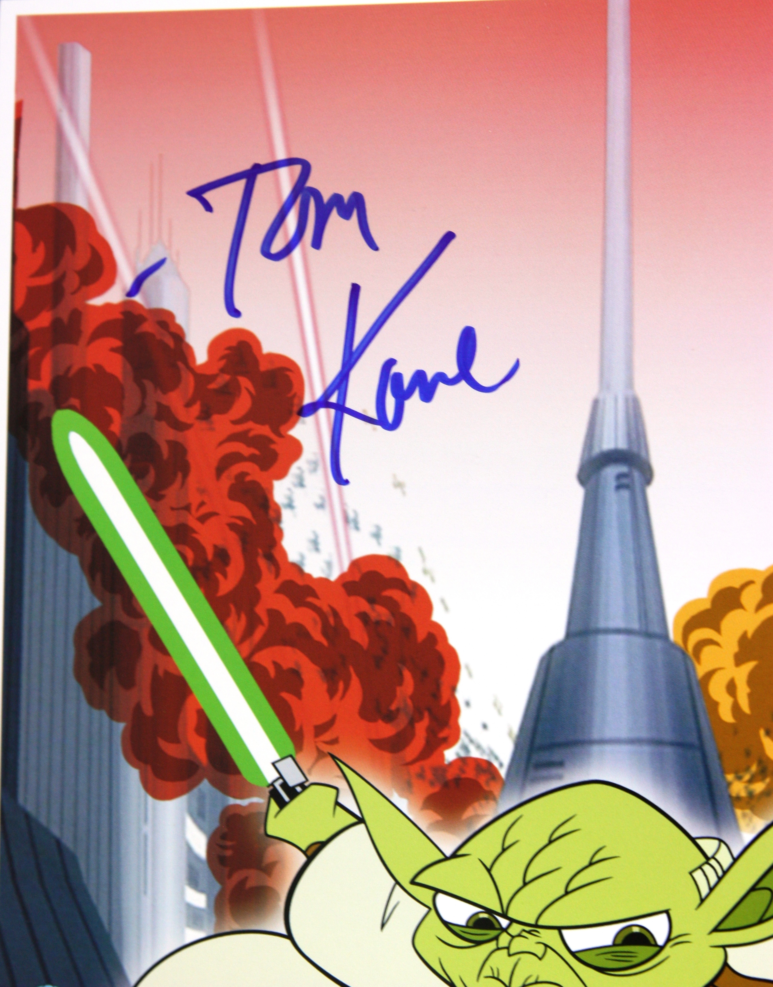 STAR WARS - THE CLONE WARS - TOM KANE (VOICE) - OFFICIAL PIX 8X10" - Image 2 of 2