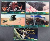 STAR WARS - ROTJ - TOPPS WIDEVISION SIGNED TRADING CARDS