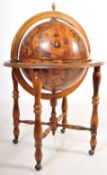 VICTORIAN REVIVAL STATESMAN OLDE WORLD GLOBE COCKTAIL CABINET