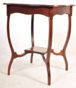 REGENCY REVIVAL MAHOGANY OCCASIONAL CONSOLE TABLE