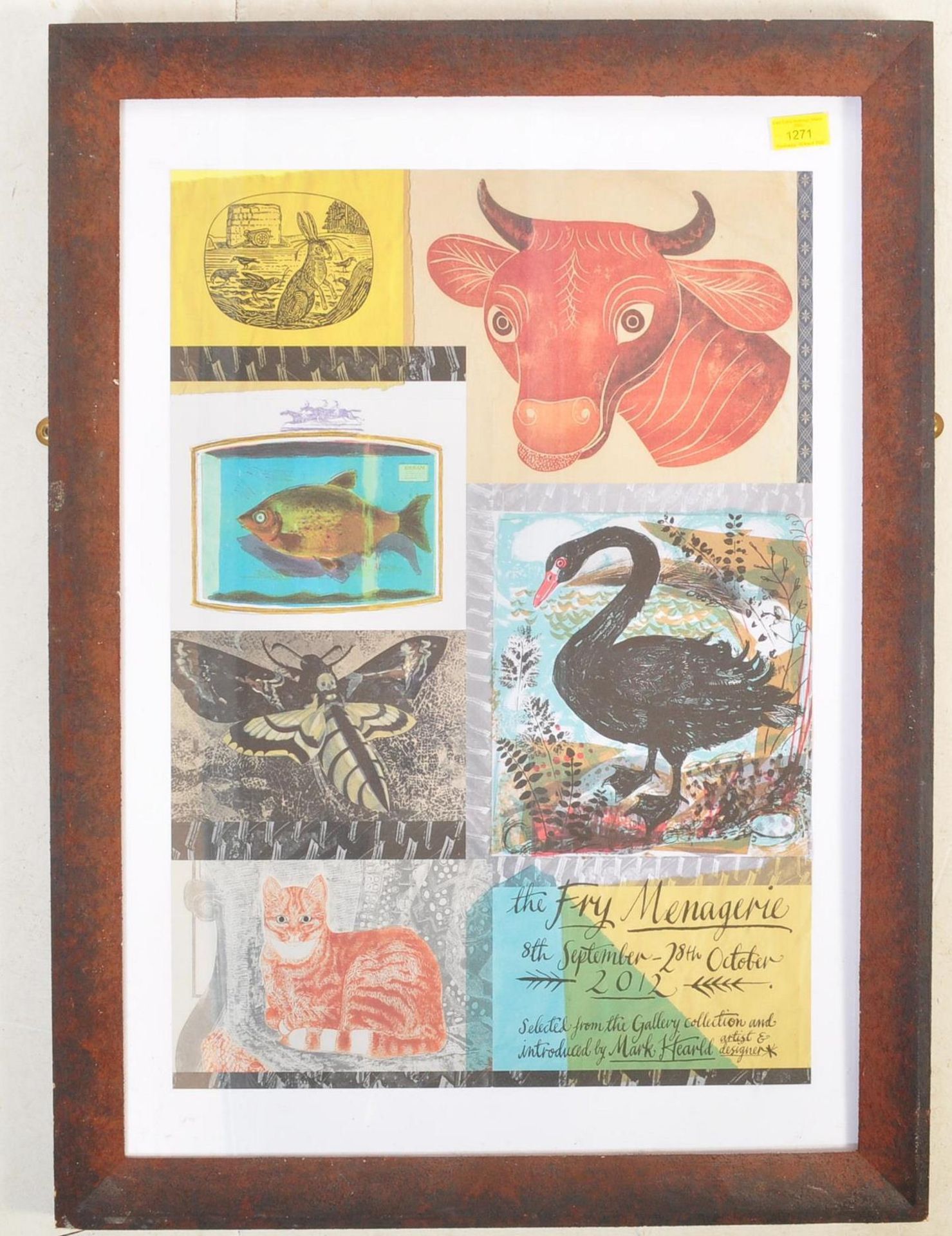 MARK HEARLD FRY MENAGERIE EXHIBITION POSTER - Bild 2 aus 6