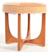 VICTOR B WILKINS G-PLAN FRESCO TEAK WOOD STOOL