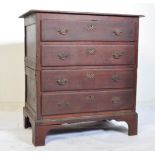 18TH CENTURY GEORGE II ATTIC CHEST OF DRAWERS