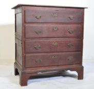 18TH CENTURY GEORGE II ATTIC CHEST OF DRAWERS