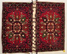 EARLY 20TH CENTURY AFGHAN / TURKISH KILIM SADDLEBAG RUG