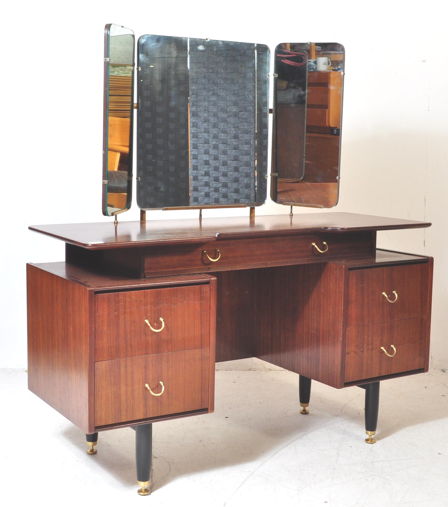 ERNEST GOMME FOR G-PLAN TOLA WOOD DRESSING TABLE - Image 2 of 8