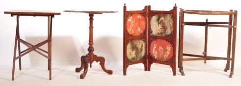 COLLECTION OF 19TH CENTURY VICTORIAN & LATER TABLES