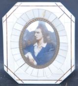 19TH CENTURY SOUTH AFRICAN IVORY PORTRAIT MINIATURE