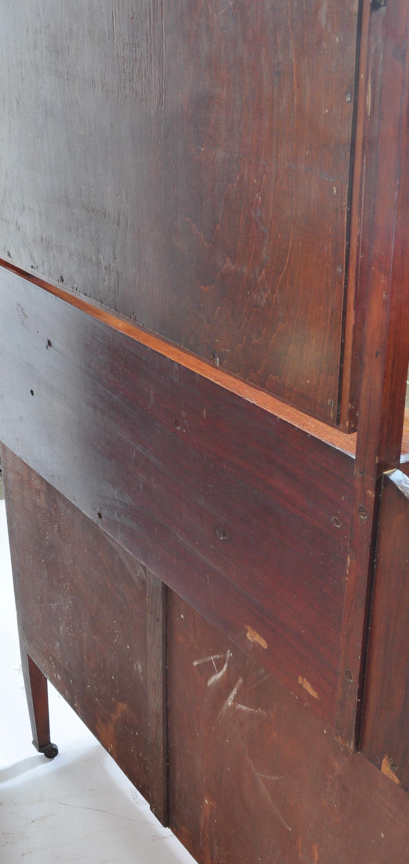 EDWARDIAN INLAID MAHOGANY DRESSING TABLE CHEST - Image 9 of 9