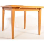 CONTEMPORARY OAK FURNITURE LAND DRAW LEAF DINING TABLE