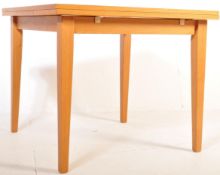 CONTEMPORARY OAK FURNITURE LAND DRAW LEAF DINING TABLE