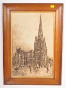 LOCAL BRISTOL INTEREST - 19TH CENTURY BRISTOL ETCHING