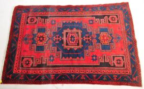 MID 20TH CENTURY PERSIAN ISLAMIC HAMADAN RUG CARPET