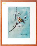 EDWIN PENNY BRISTOL SAVAGES WATERCOLOUR - GOLDFINCHES