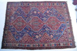 19TH CENTURY PERSIAN ISLAMIC QASHQAI RUG CARPET