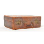 VICTORIAN LEATHER VANITY TRAVEL SUITCASE & OTHERS