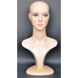 CONTEMPORARY PLASTIC MILLINERS SHOP DISPLAY MANNEQUIN