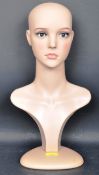 CONTEMPORARY PLASTIC MILLINERS SHOP DISPLAY MANNEQUIN