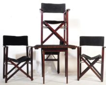 VINTAGE MID CENTURY FOLDING DIRECTORS CHAIRS & TABLE