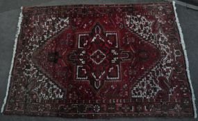 20TH CENTURY PERSIAN ISLAMIC HARIZ RUG / CARPET