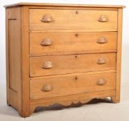 19TH CENTURY FRENCH COUNTRY PINE CHEST OF DRAWERS