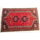 LARGE 20TH CENTURY PERSIAN QASHQAI FLOOR RUG CARPET