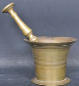 LATE 18TH CENTURY PESTLE AND MORTAR