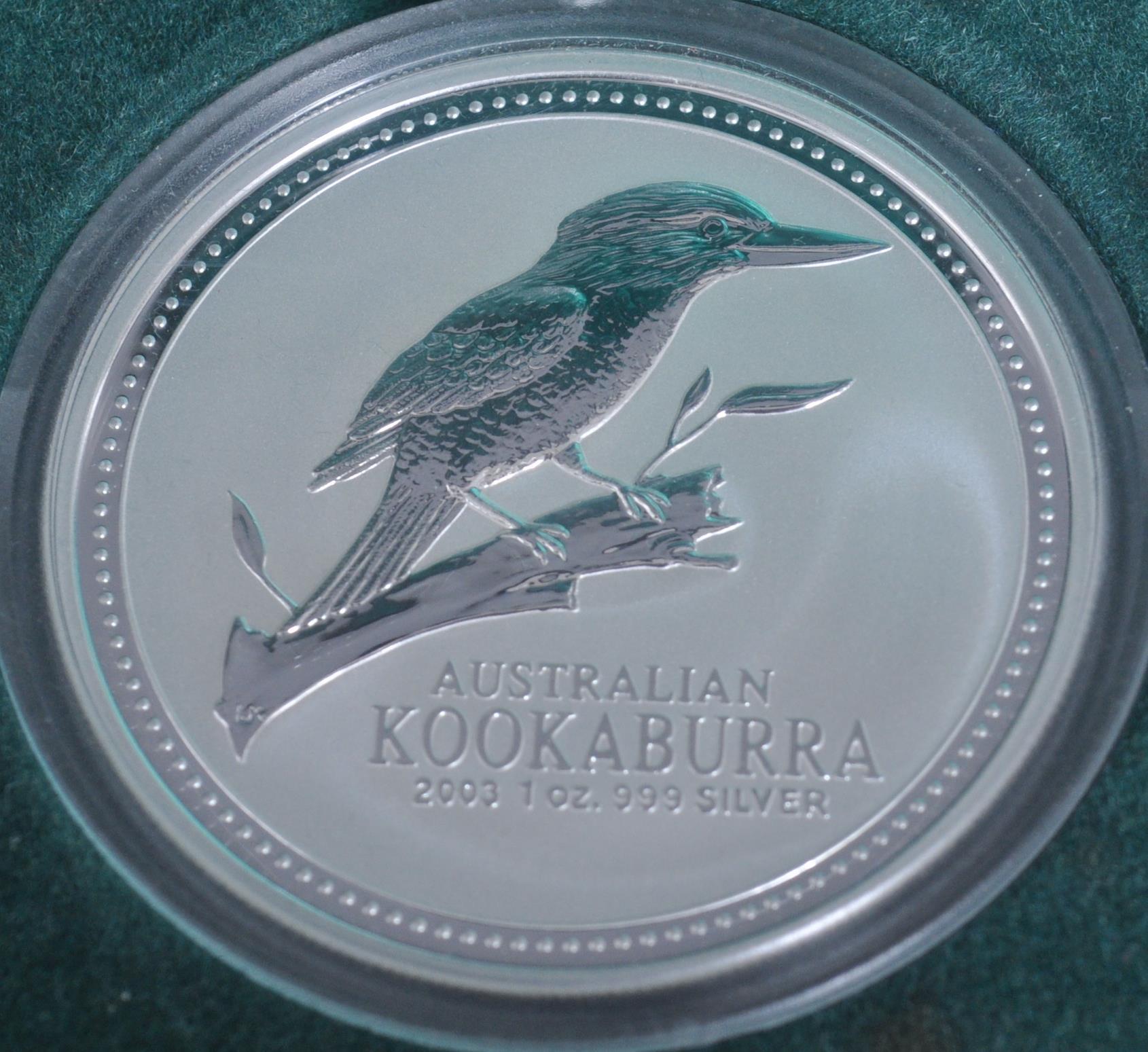 COLLECTION OF THREE KOOKABURRA .999 SILVER COINS - Image 3 of 4