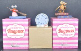 BAGPUSS - ROBERT HARROP - COLLECTION OF X 3 STATUES