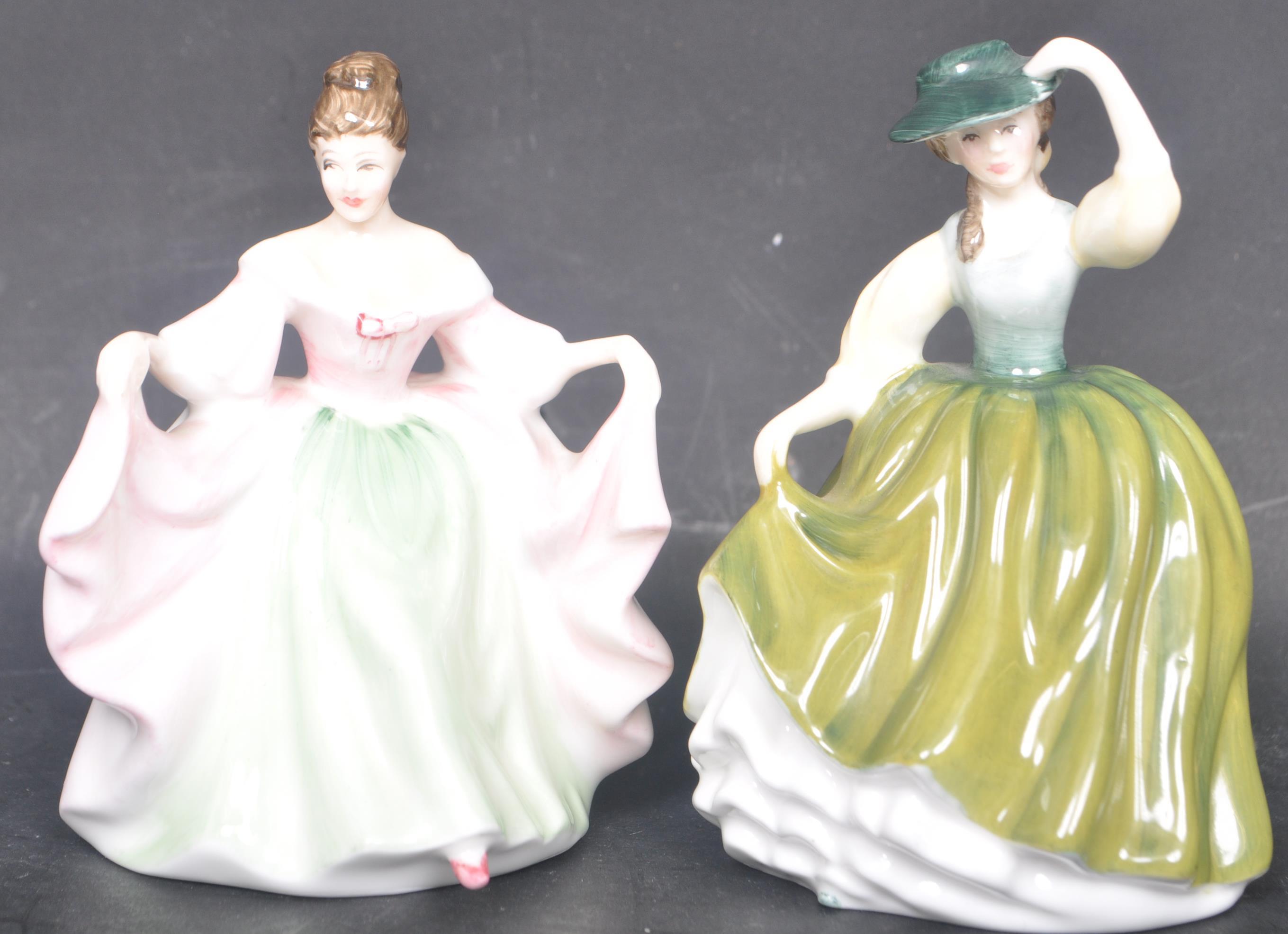 PAIR OF ROYAL DOULTON CHINA FIGURES