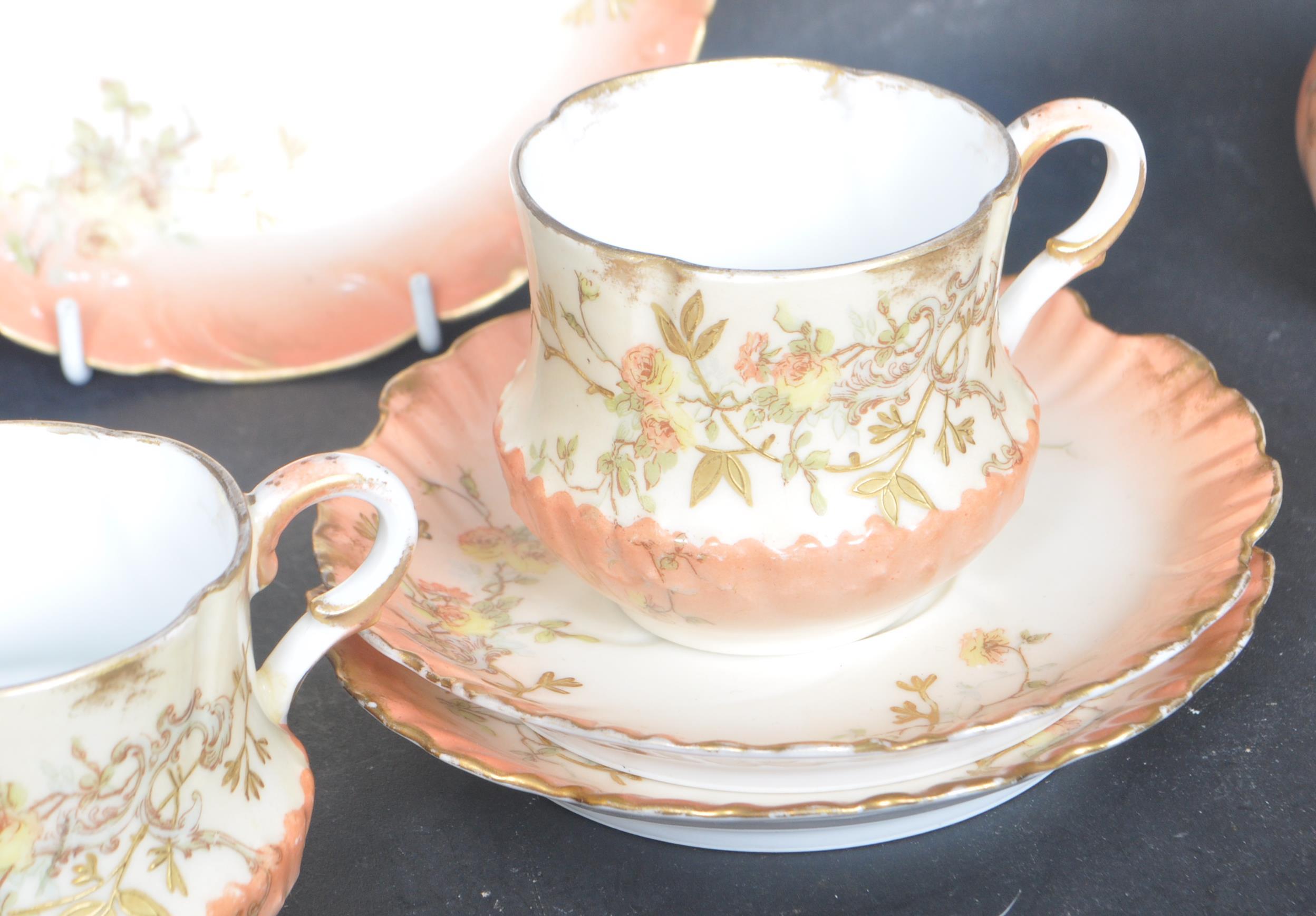 EARLY 20TH CENTURY LIMOGES TEA SERVICE - Image 8 of 11